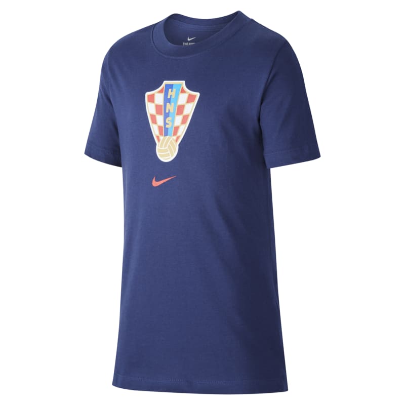 Nike Croatia Older Kids' Football T-Shirt - Blue - size: XS, S, M, L, XL
