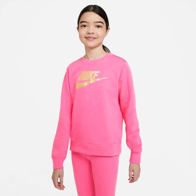 Nike Sportswear Older Kids' (Girls') French Terry Crew - Pink - size: L, XL