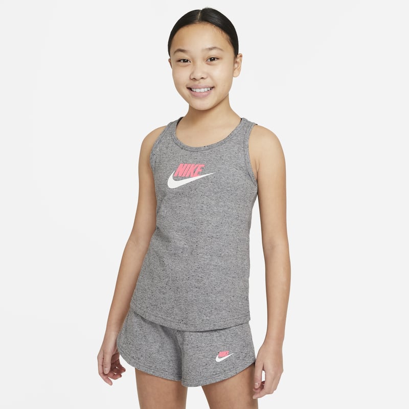 Nike Sportswear Older Kids' (Girls') Jersey Tank - Grey - size: L, XL, XS, S, M