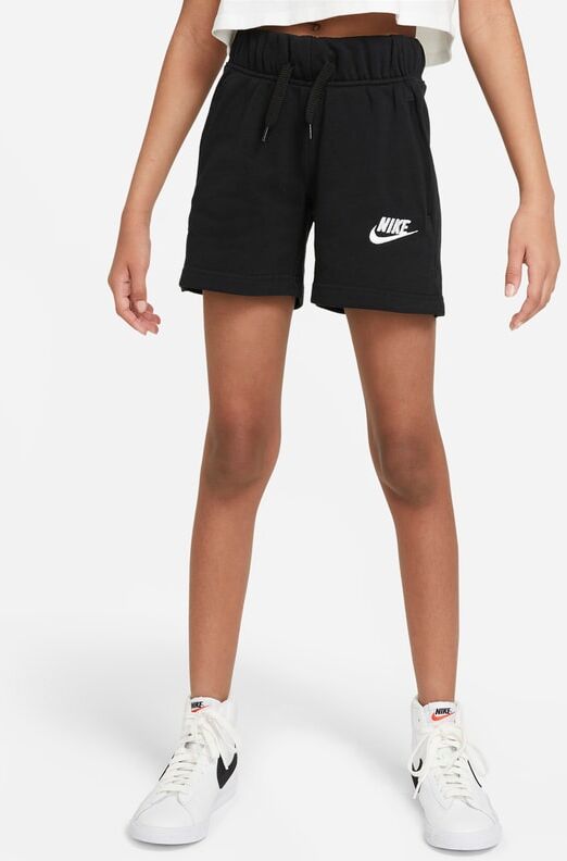 Nike Sportswear Club Older Kids' (Girls') French Terry Shorts - Black - size: XS, S, M, L, XL