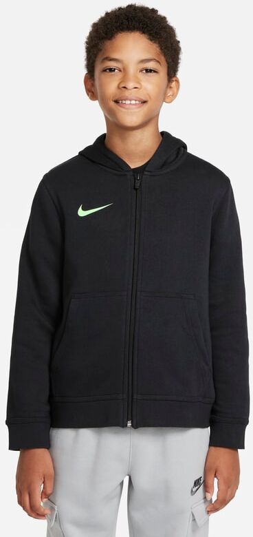 Nike Tottenham Hotspur Club Fleece Older Kids' Full-Zip Hoodie - Black - size: XS, S, M, L, XL