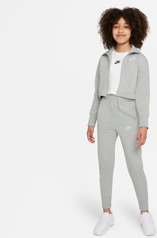 Nike Sportswear Older Kids' (Girls') High-Waisted Tracksuit - Grey - size: XS, S, M, L, XL