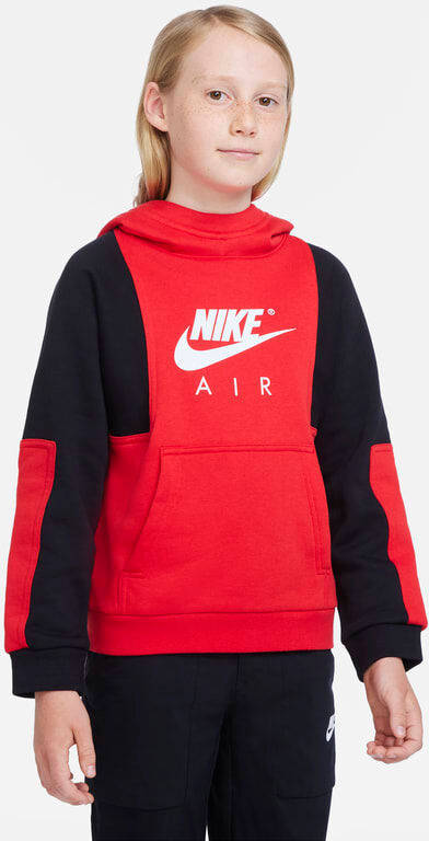 Nike Air Older Kids' (Boys') Pullover Hoodie - Red - size: XS, S, M, L, XL