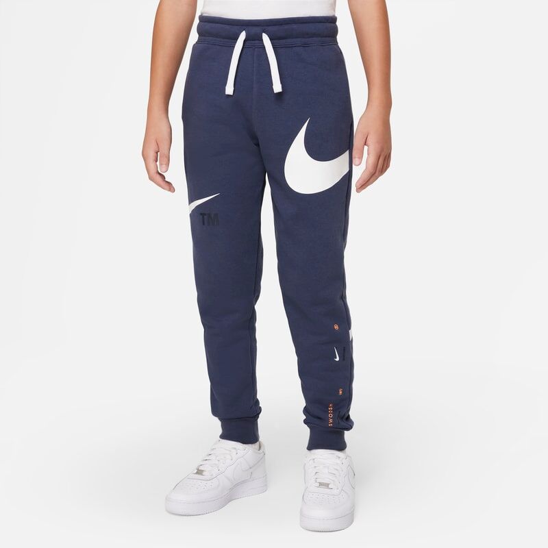 Nike Sportswear Swoosh Older Kids' (Boys') Fleece Trousers - Blue - size: XS, S, M, XL, L