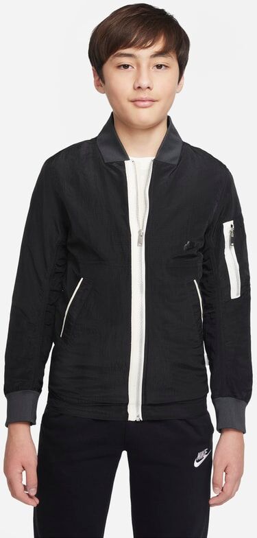 Nike Sportswear Older Kids' (Boys') Bomber Jacket - Black - size: XS, S, M, L, XL