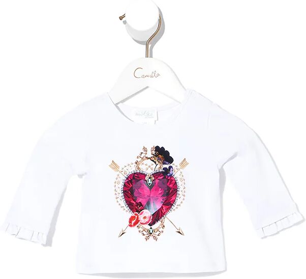 Camilla eBoutique Babies Long Sleeve Top with Frill Beautiful Beings, 12/18MTHS  - Size: 12/18MTHS