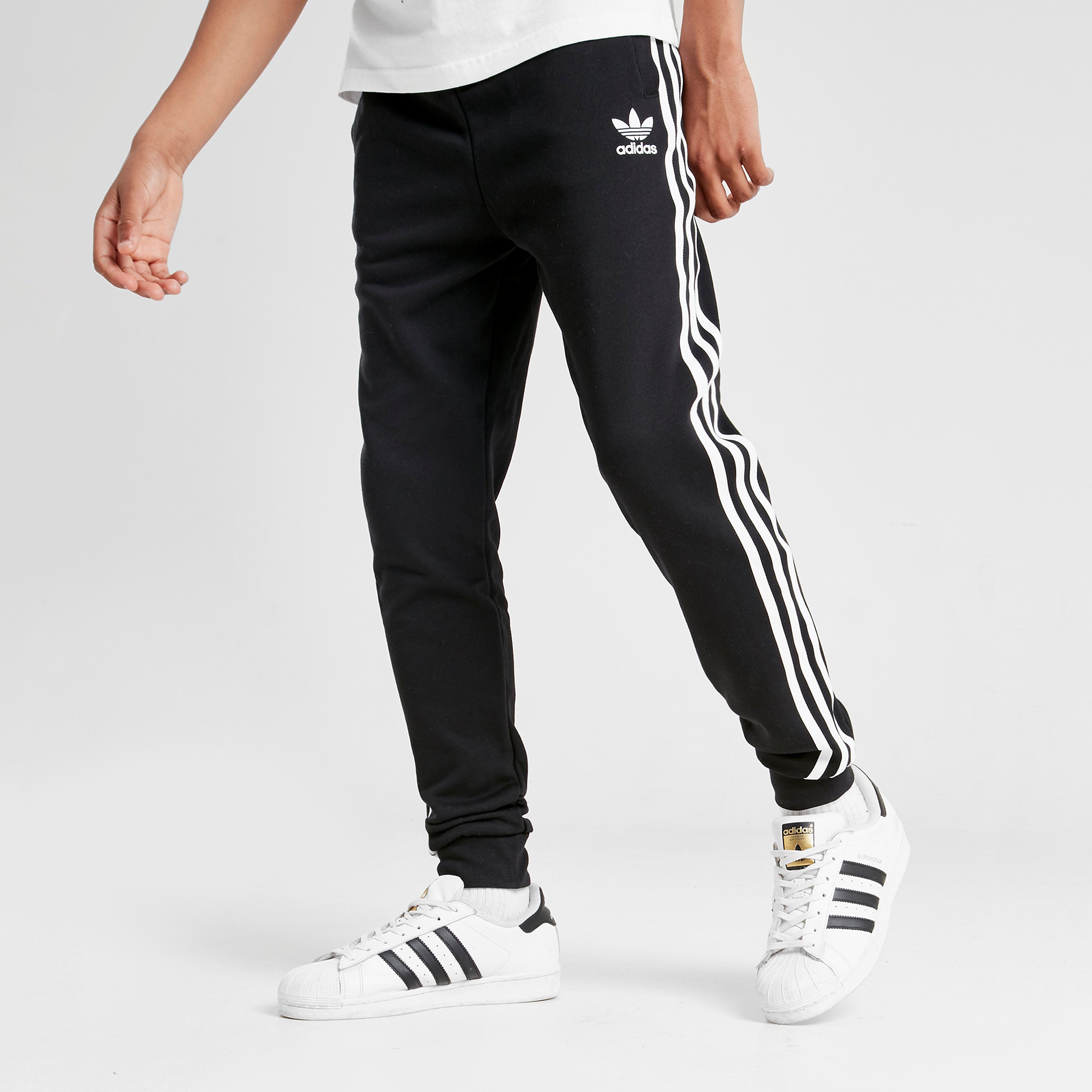 adidas Originals adicolor 3-Stripes Track Pants Junior - Black/White - Kids  size: 13-14Y