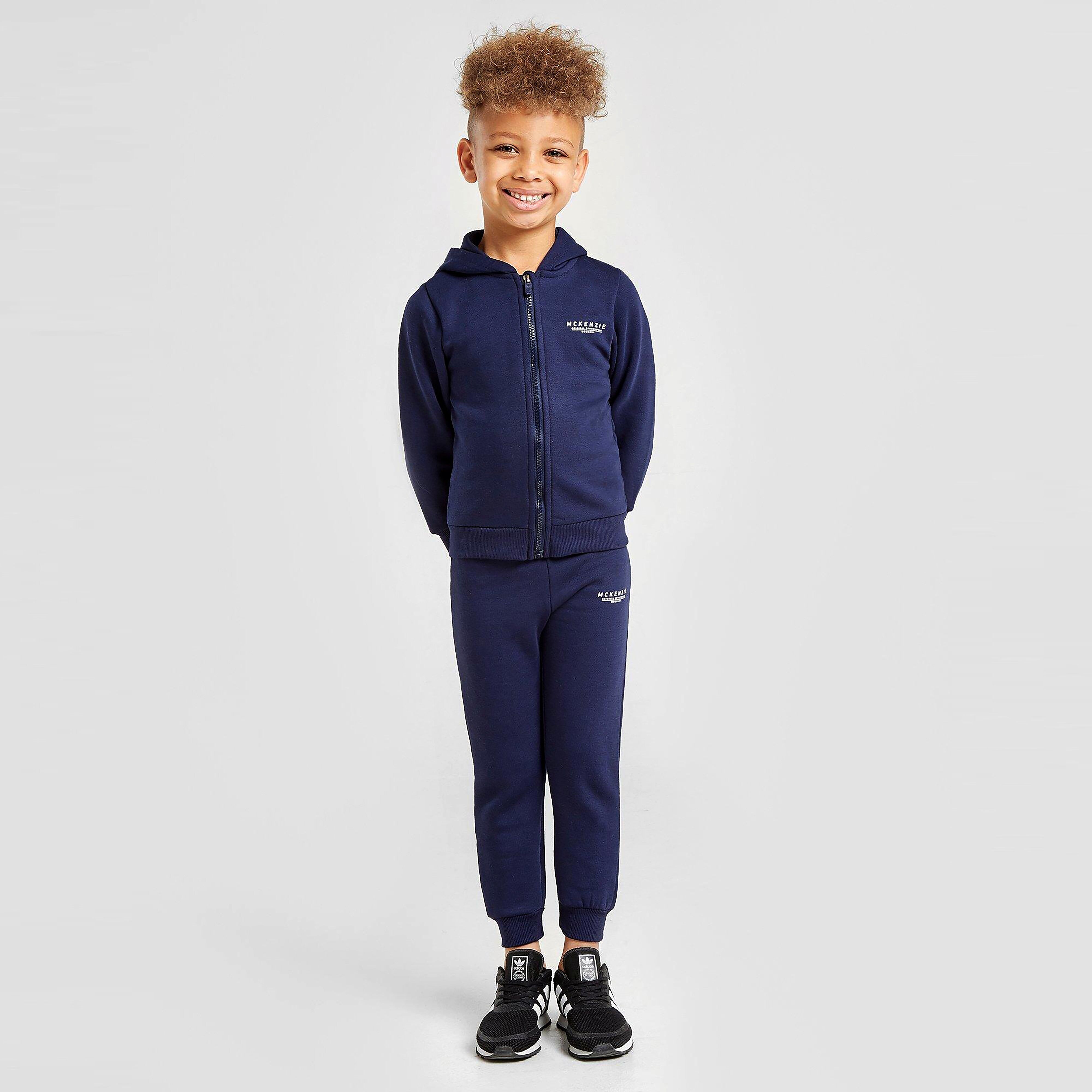 McKenzie Essential Full Zip Tracksuit Children - Navy/White - Kids  size: 7-8Y