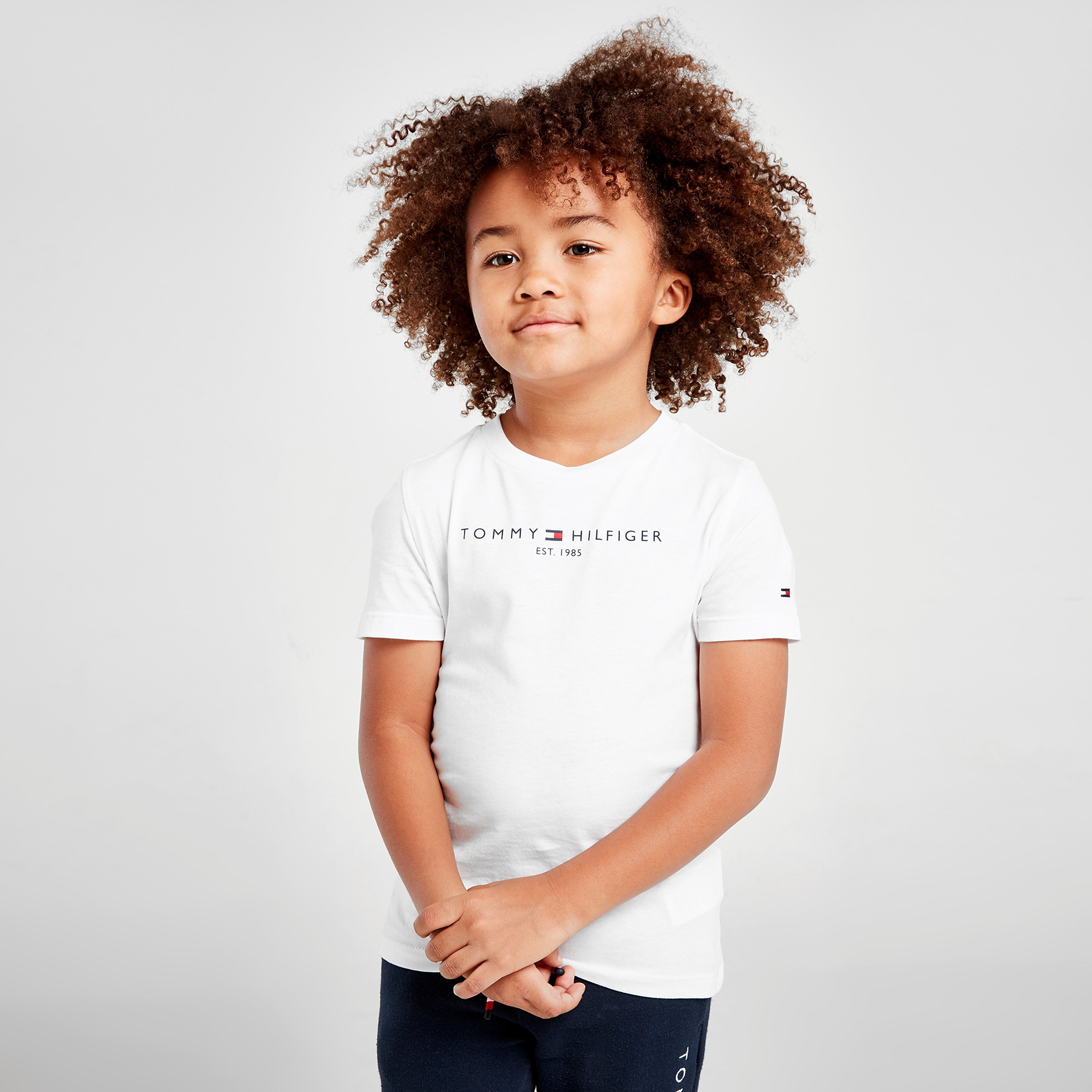 Tommy Hilfiger Essential Logo T-shirt Children - White - Kids  size: 7Y