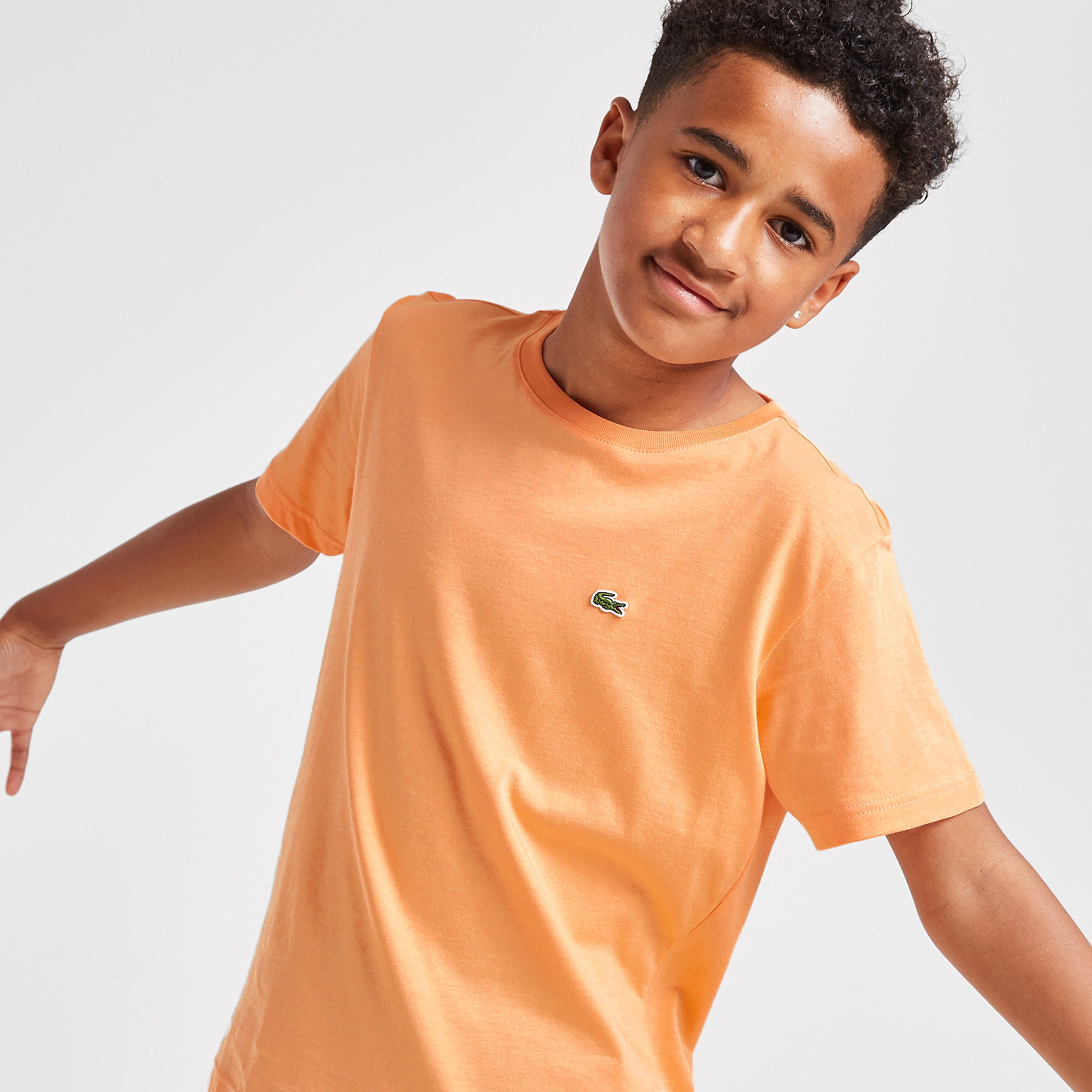 Lacoste Small Logo T-Shirt - Orange - Kids  size: 12Y