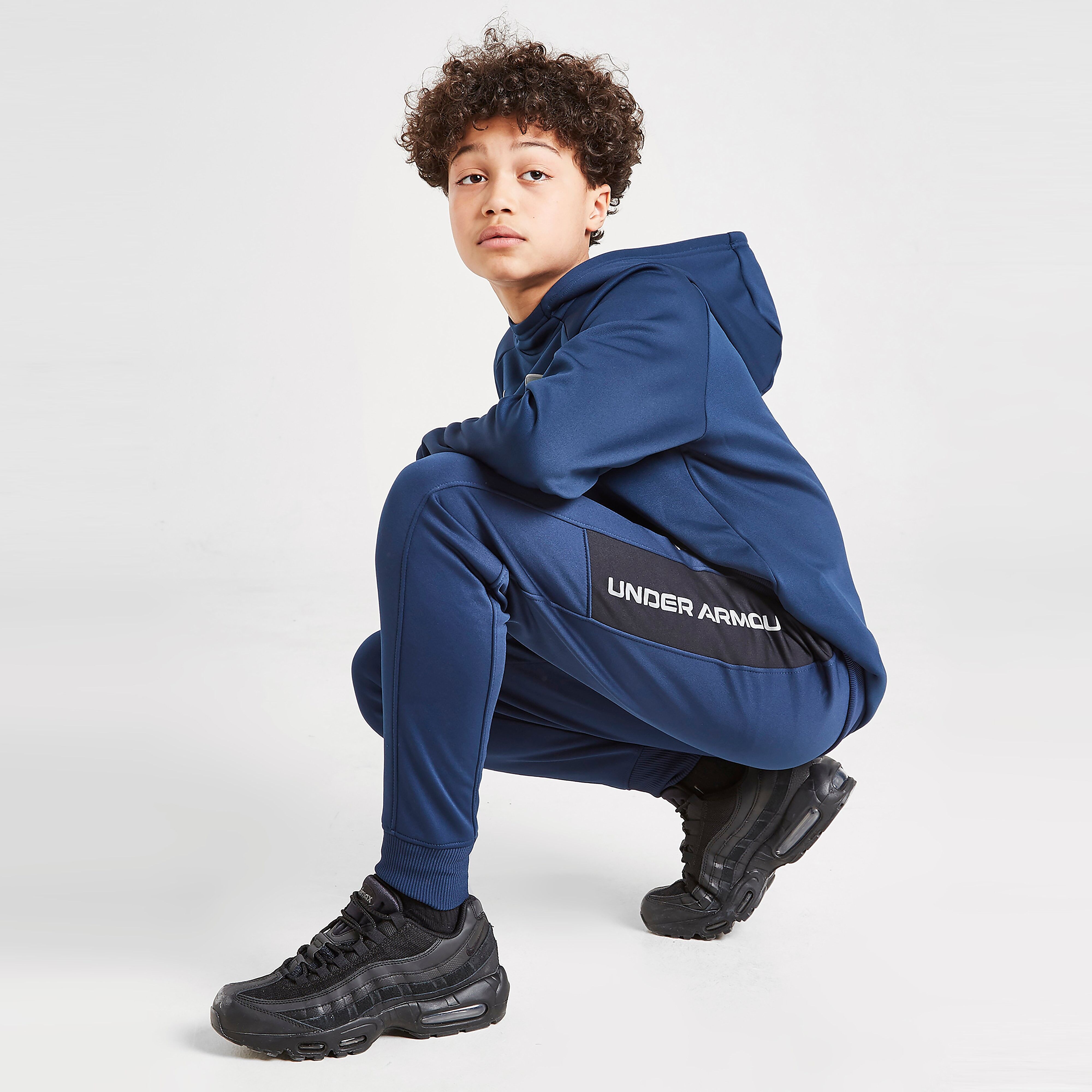 Under Armour Ua Armour Fleece Track Pants Junior - Navy - Kids  size: 14+Y