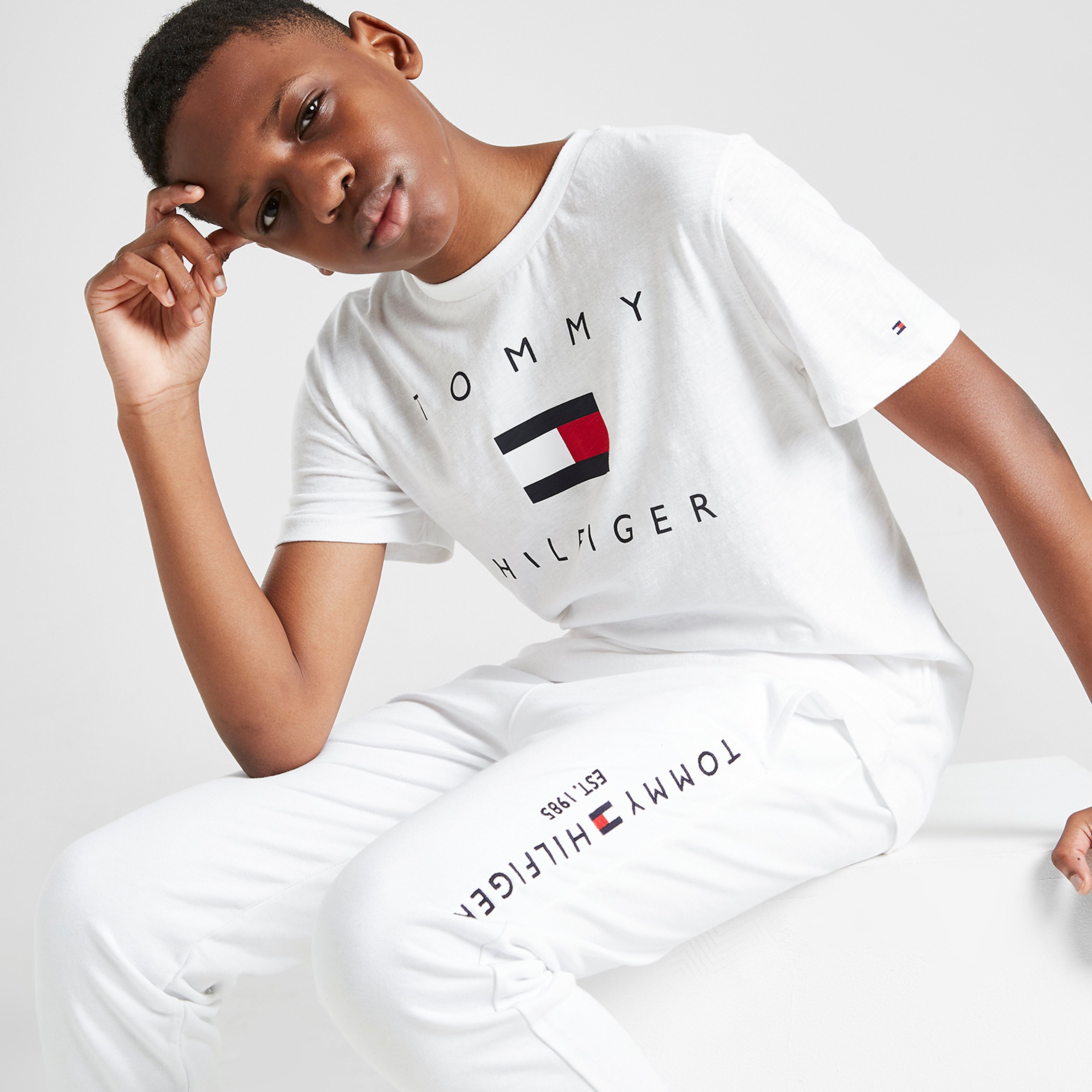 Tommy Hilfiger Logo T-shirt Junior - White - Kids  size: 12Y