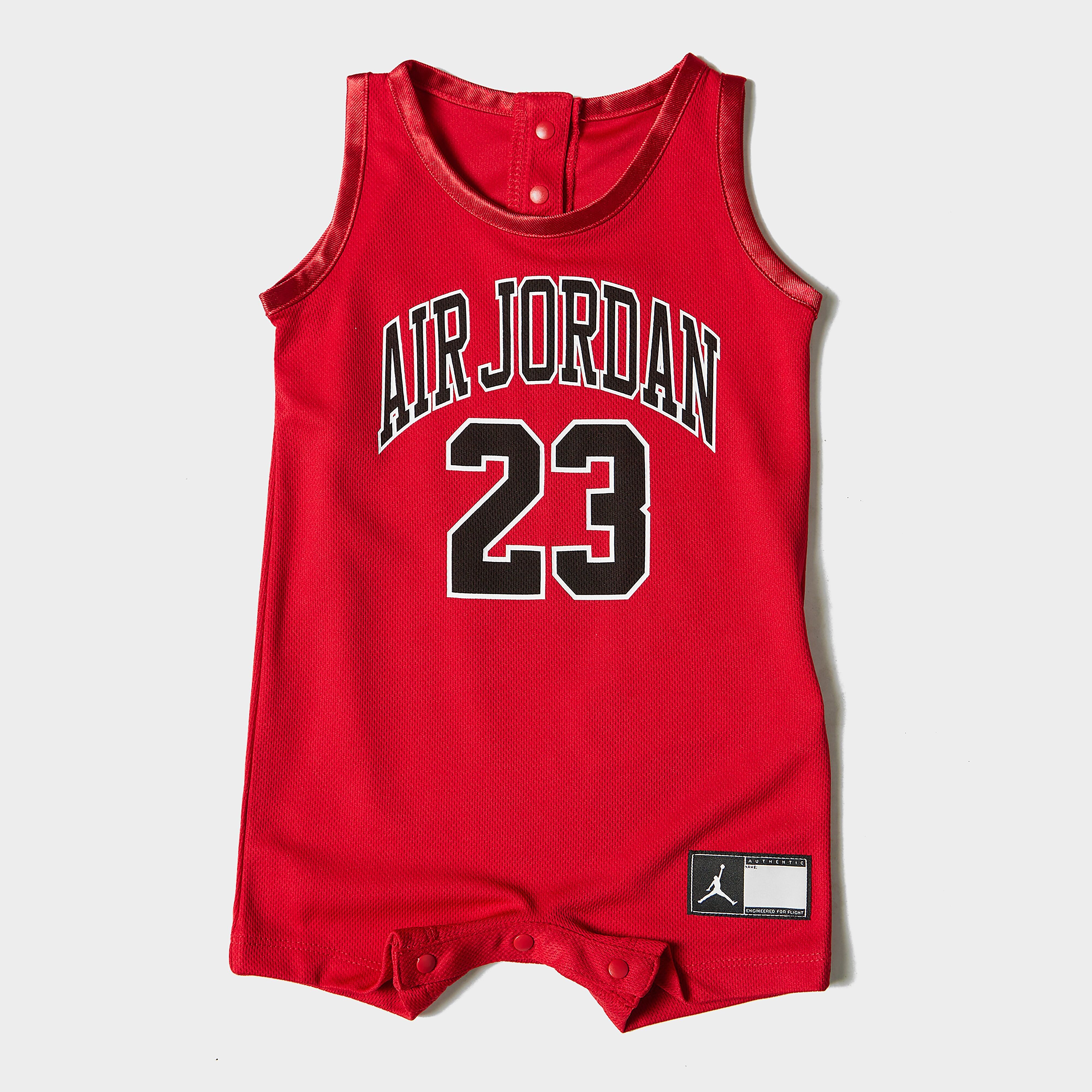 Jordan Air Dna Romper Suit Infant - Red - Kids  size: 9-12M