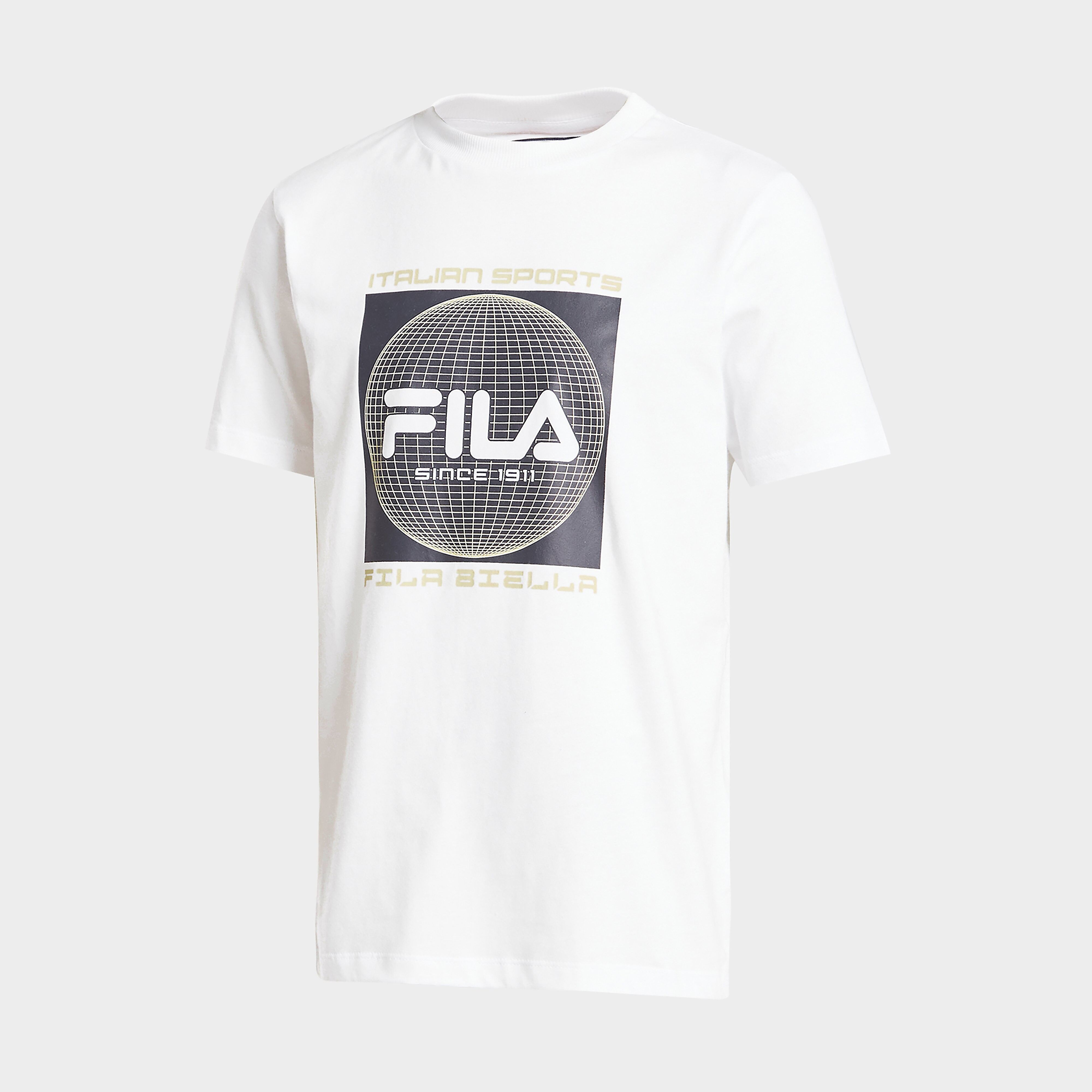 Fila Rexton Graphic T-Shirt Junior - White - Kids  size: 10-12Y