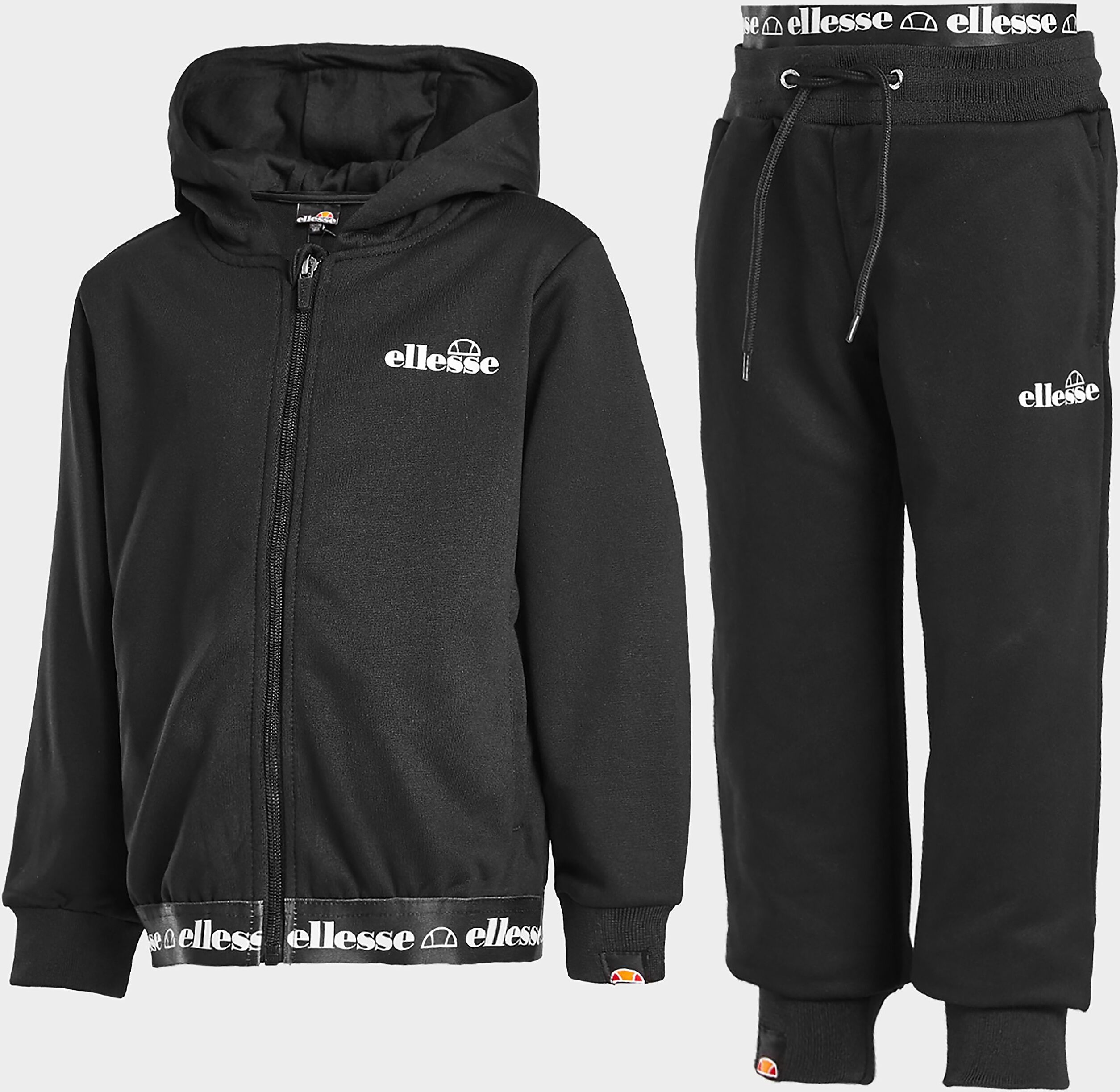 Ellesse Ceramo Tape Poly Tracksuit Children - Black - Kids  size: 6-7Y