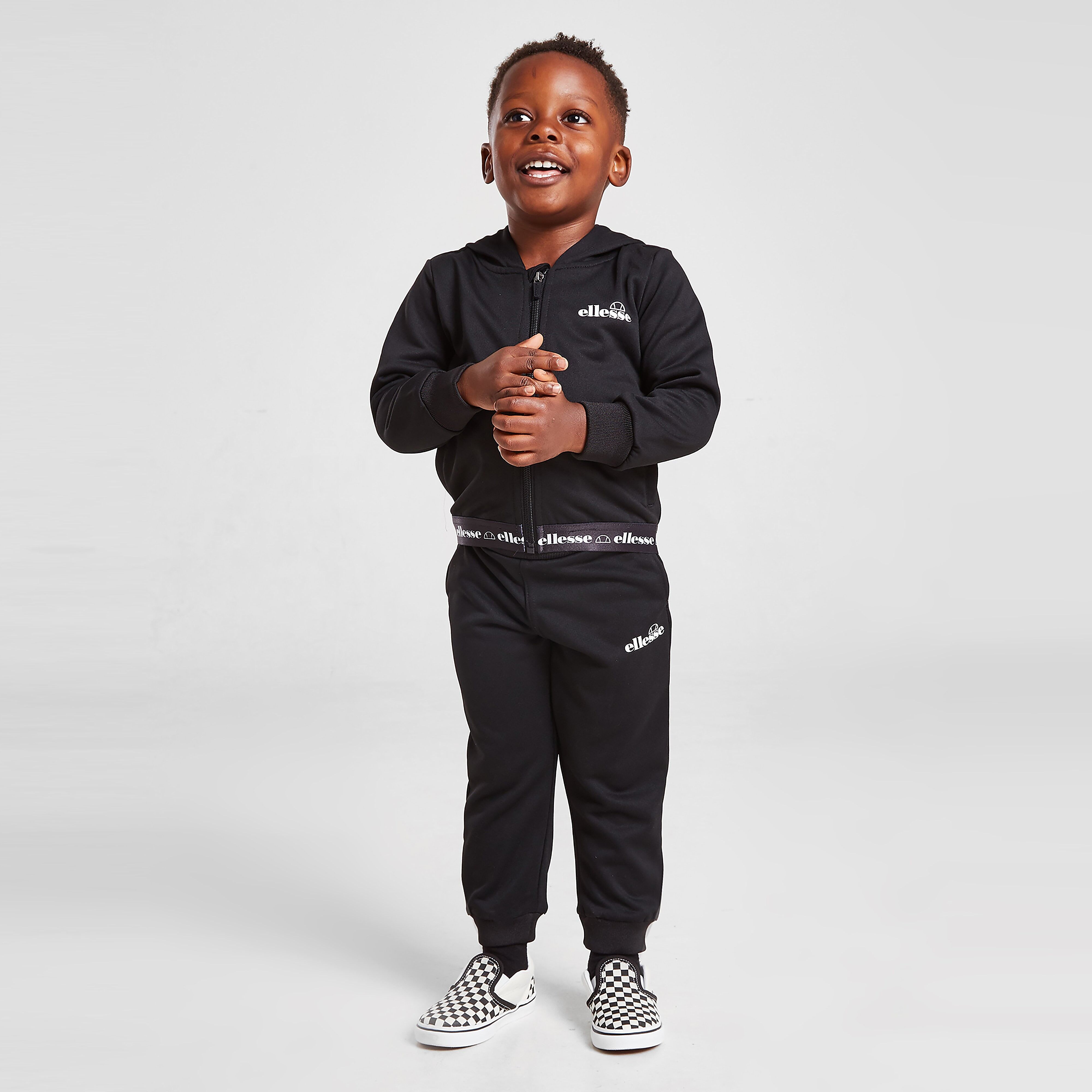 Ellesse Ceramo Tape Poly Tracksuit Infant - Black - Kids  size: 18-24M