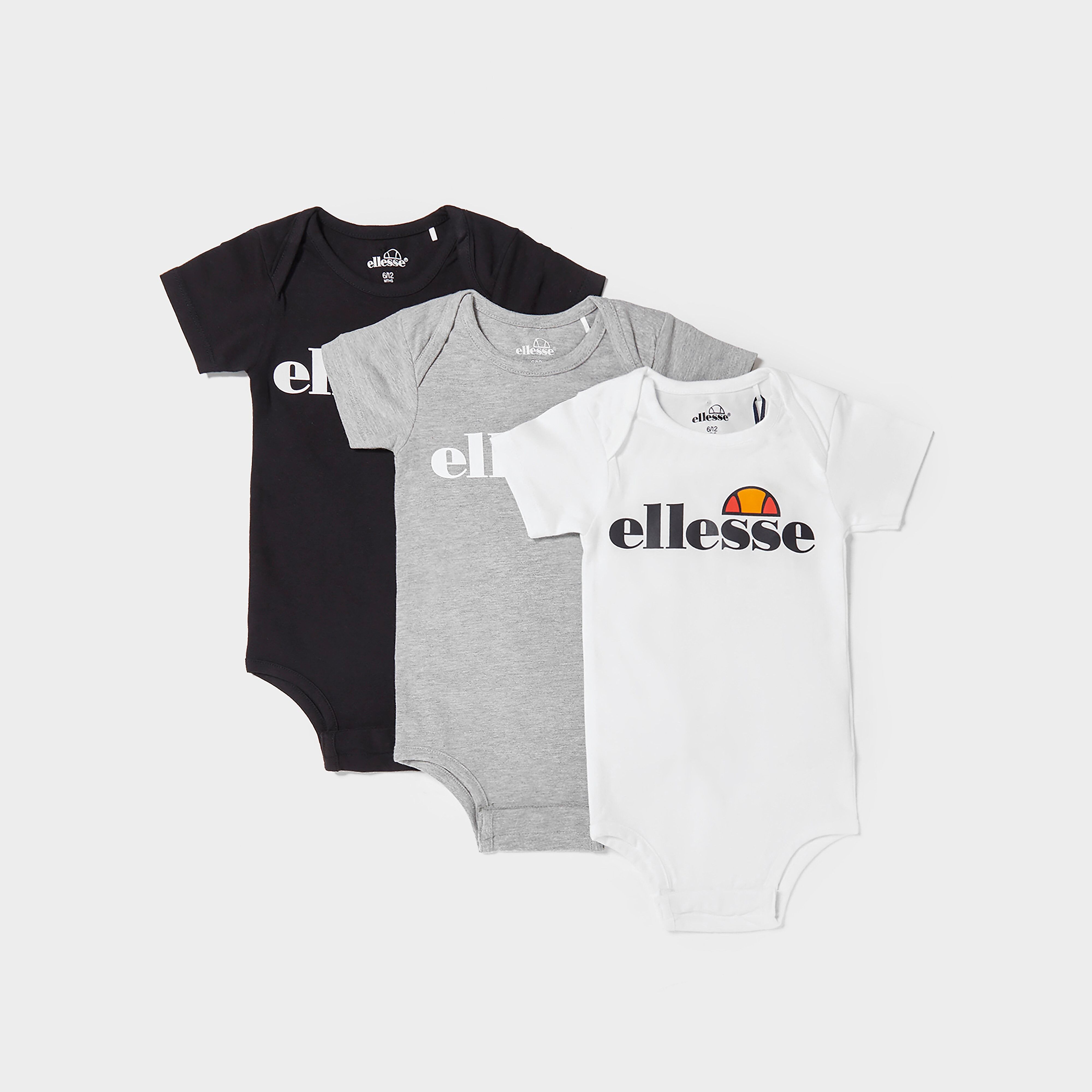 Ellesse Amealio 3 Pack Bodysuits Infant - Multi - Kids  size: 0-6M