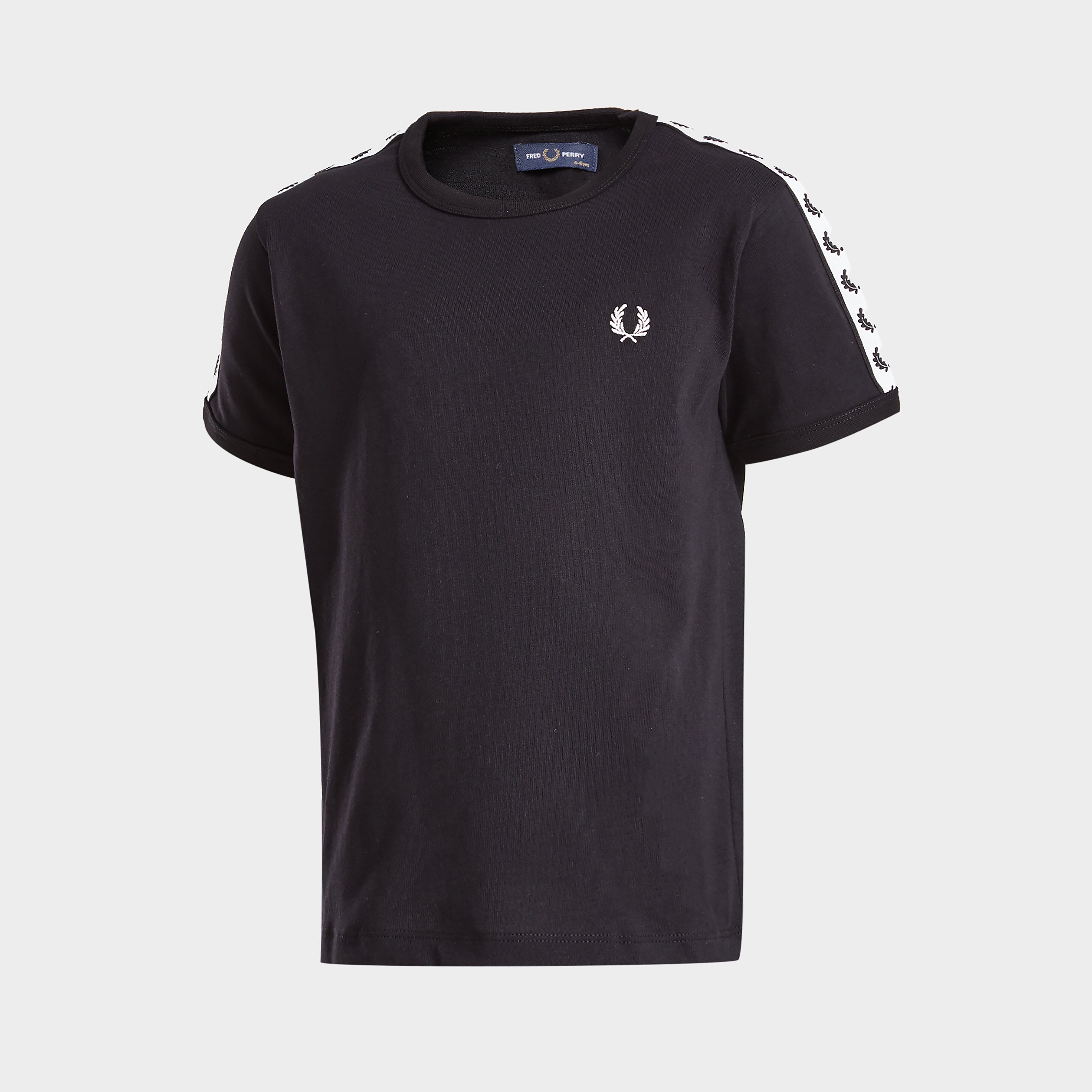Fred Perry Taped Ringer T-Shirt Junior - Black - Kids  size: 7-8Y