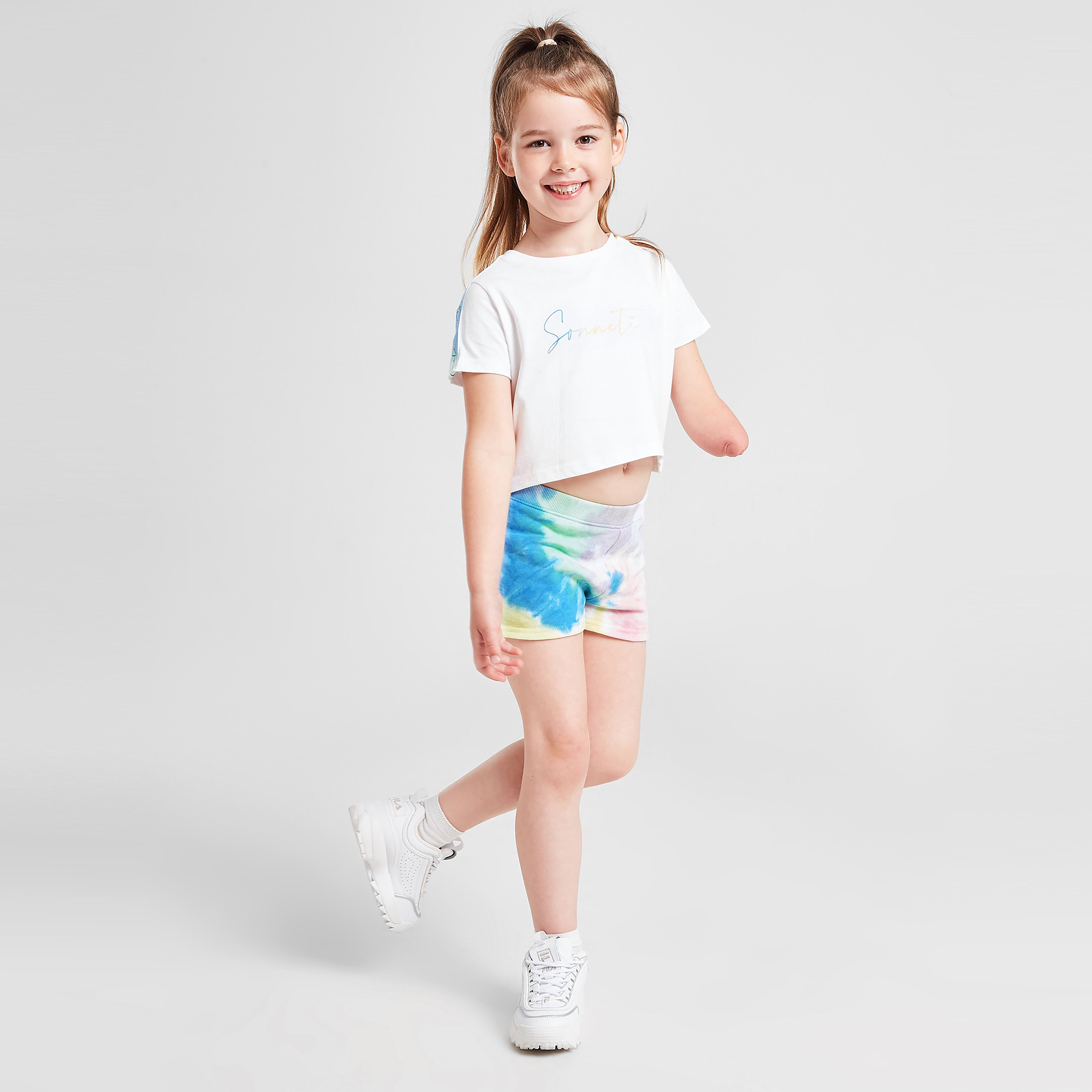 Sonneti Mini Tie Dye T-Shirt/Shorts Set Children - Multi - Kids  size: 4-5Y