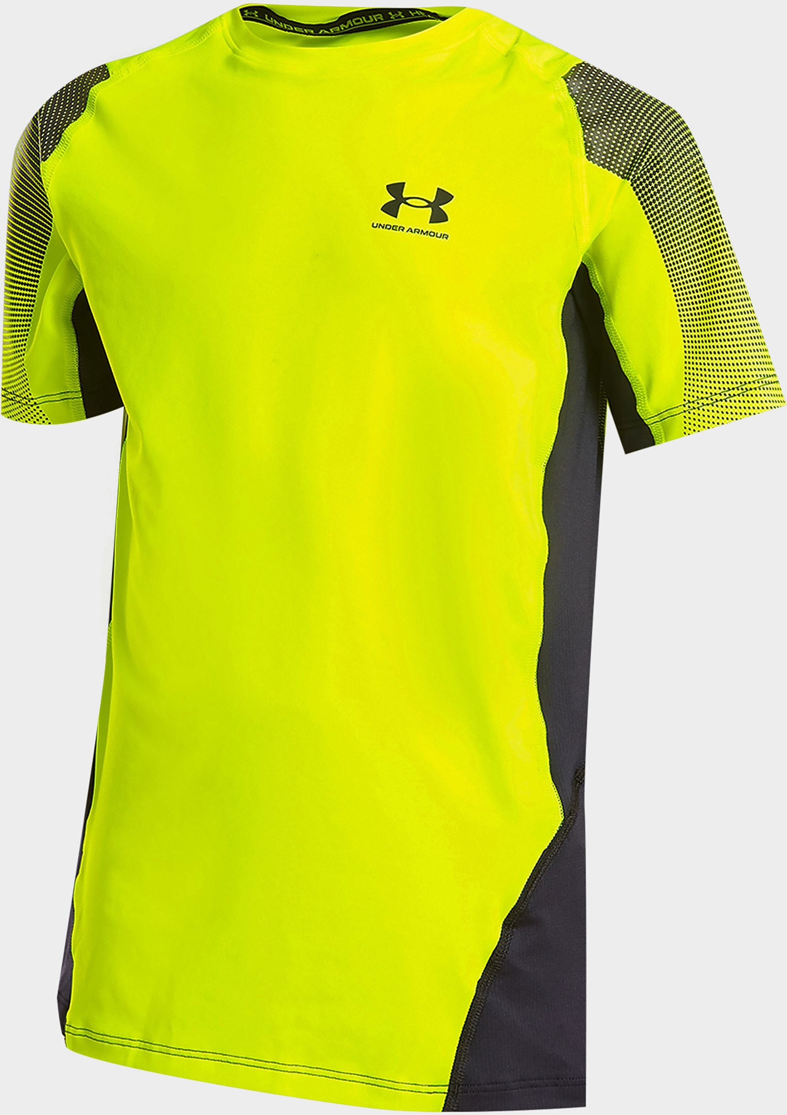 Under Armour HeatGear Fade T-Shirt Junior - Yellow - Kids  size: 12-13Y