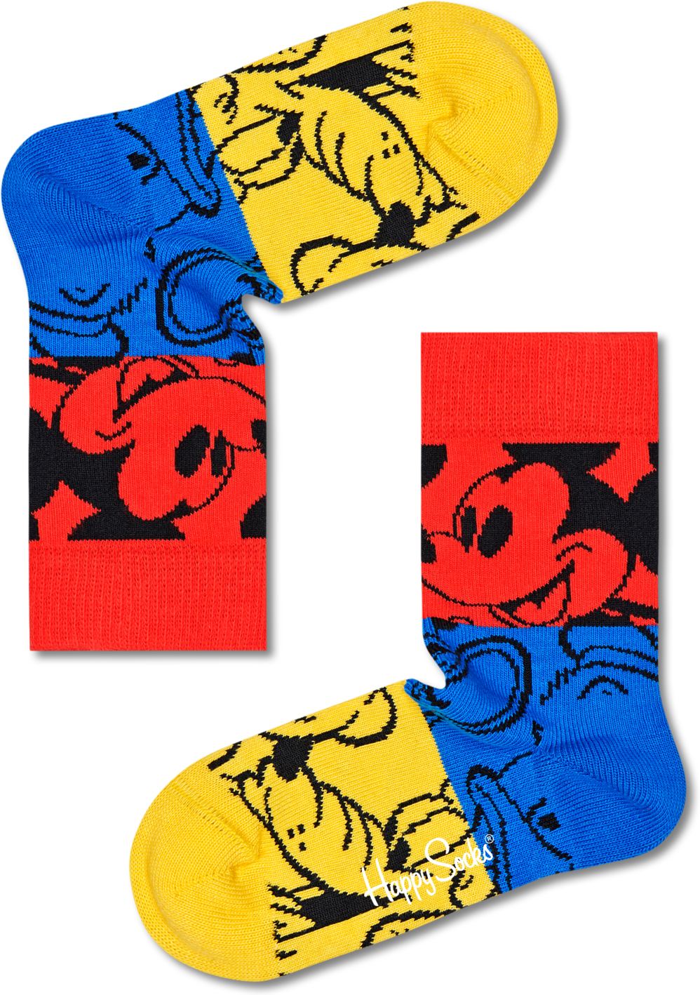 Happy Socks Kids Colorful Friends Sock - Blue,Red,Yellow - Kids