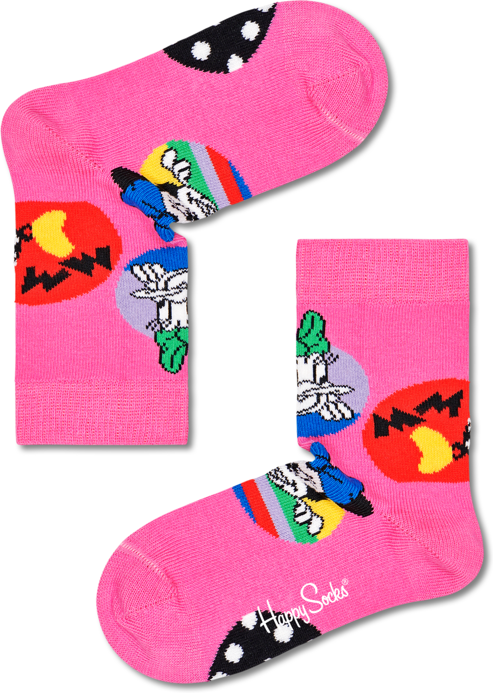 Happy Socks Kids Daisy & Minnie Dot Sock - Blue,Green,Pink,Red,White,Yellow - Kids