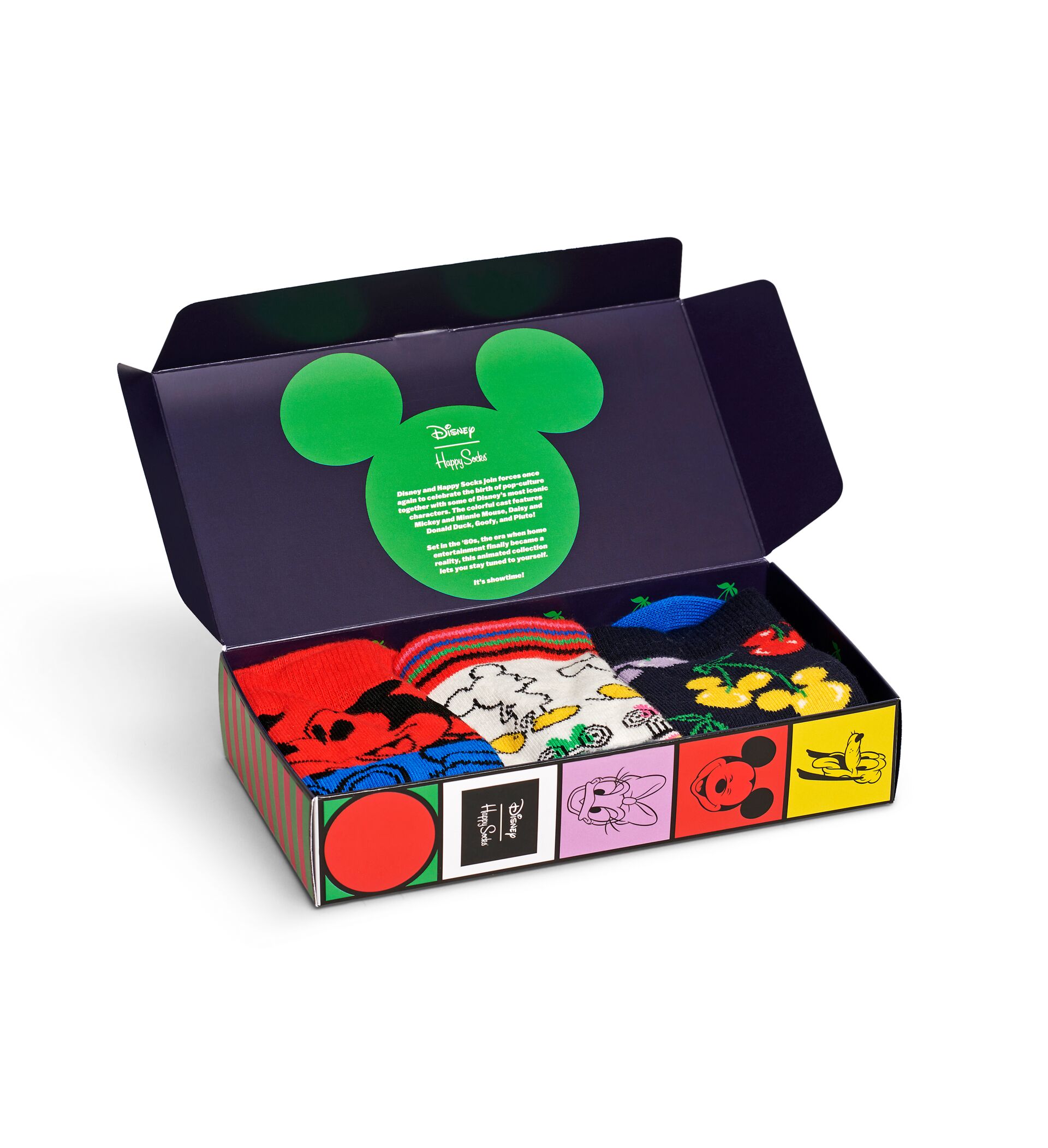 Happy Socks Kids Disney Gift Set 3-Pack - Blue,Green,Red,Yellow - Kids