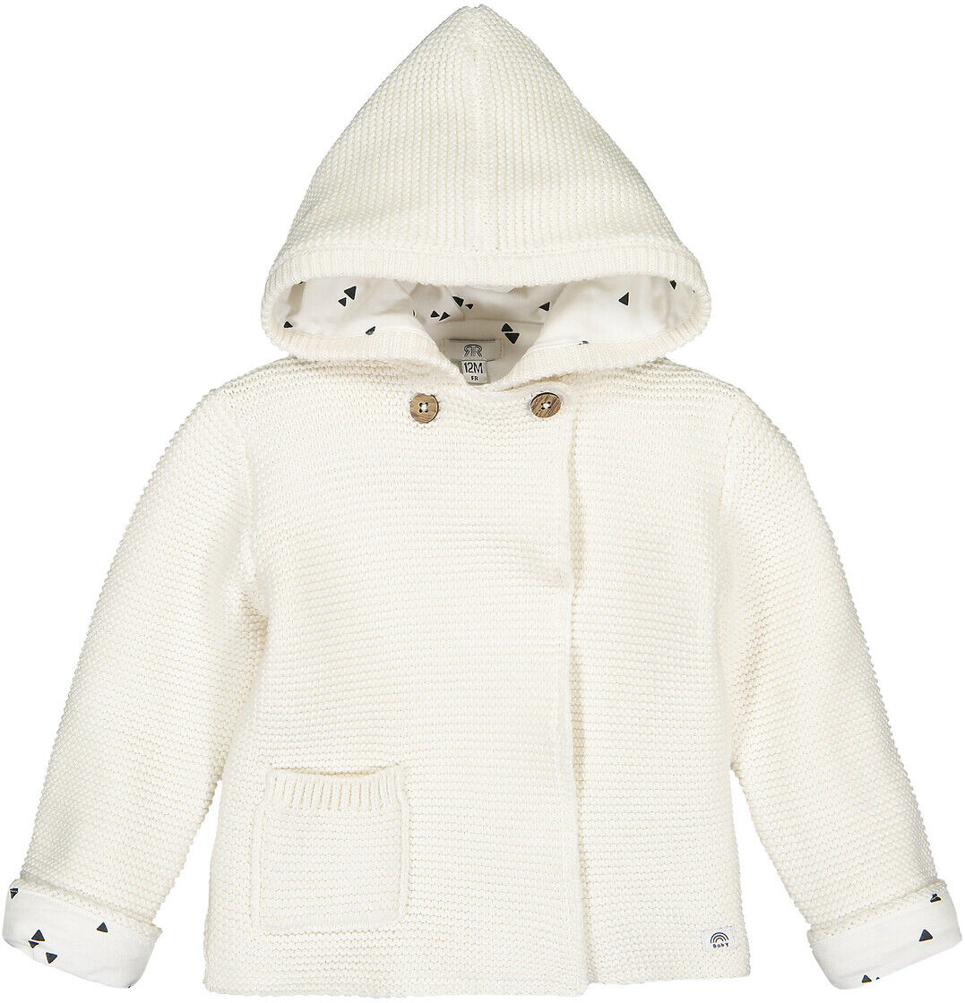 LA REDOUTE COLLECTIONS Gilet boutonné à capuche coton bio