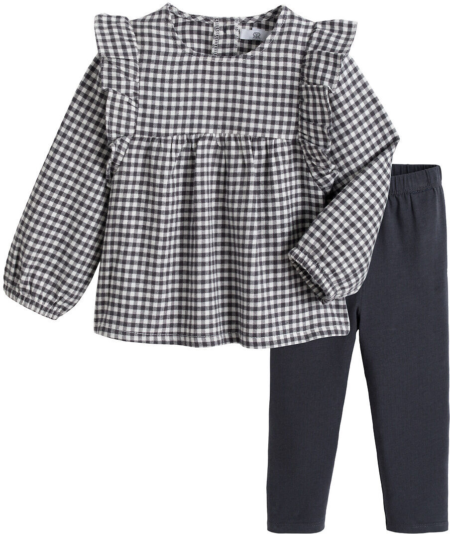 LA REDOUTE COLLECTIONS Ensemble 2 pièces blouse et legging 3 mois-4 ans