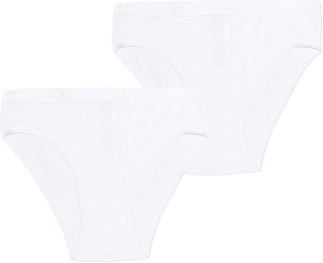 DIM Lot de 2 culottes coton bio 6-16 ans