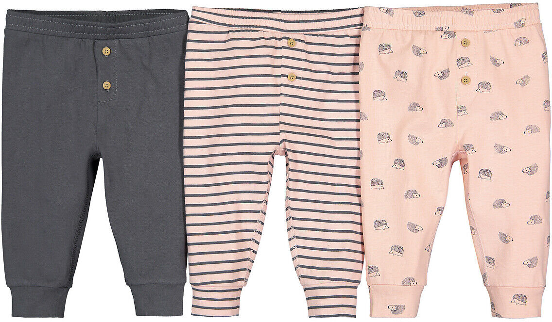 LA REDOUTE COLLECTIONS Lot de 3 leggings en coton bio 1 mois-2 ans