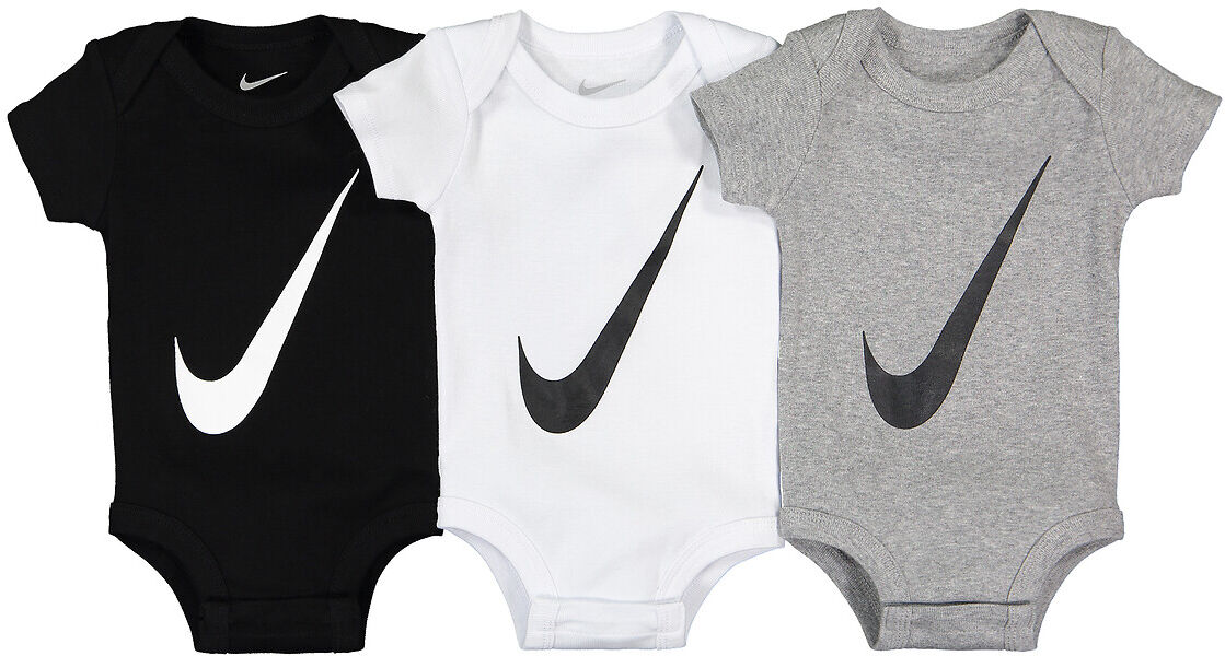 NIKE Lot de 3 bodies manches courtes 0-12 mois