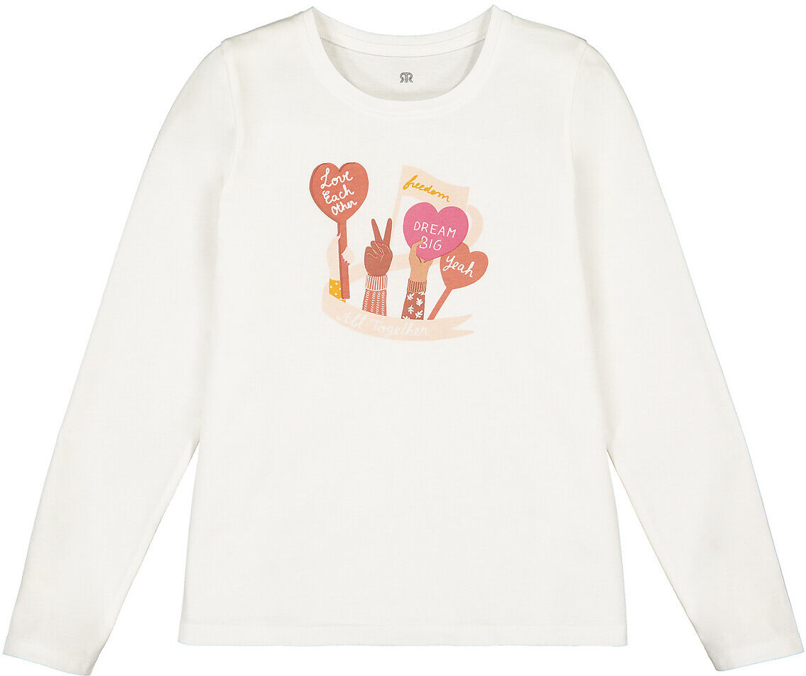 LA REDOUTE COLLECTIONS T-shirt manches longues coton bio 3-12 ans