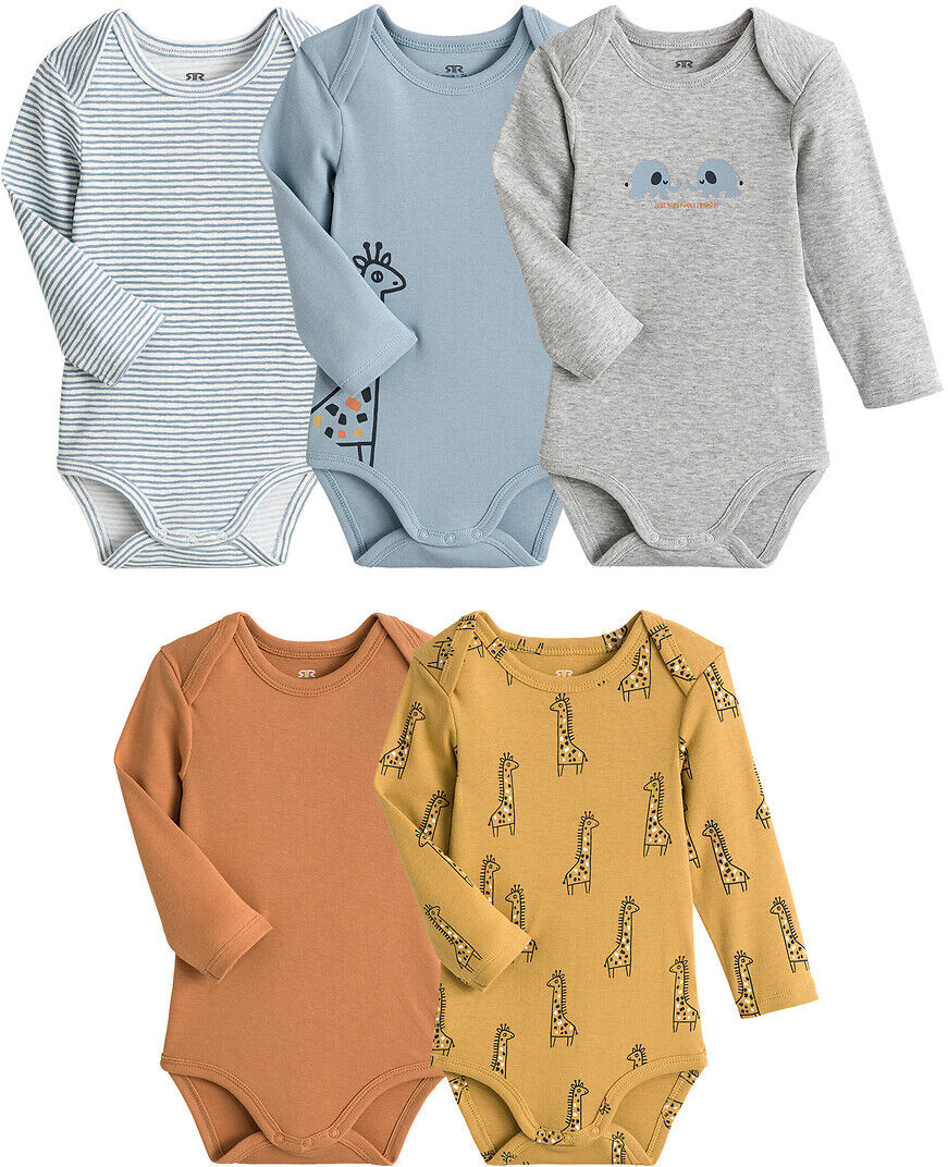 LA REDOUTE COLLECTIONS Lot de 5 bodies coton bio