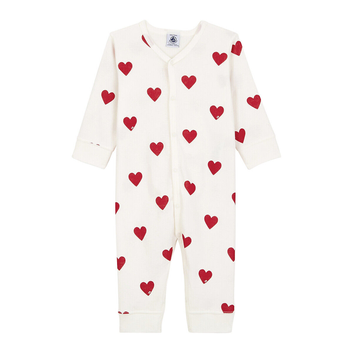 PETIT BATEAU Pyjama 1 pièce sans pieds 3 mois-3 ans