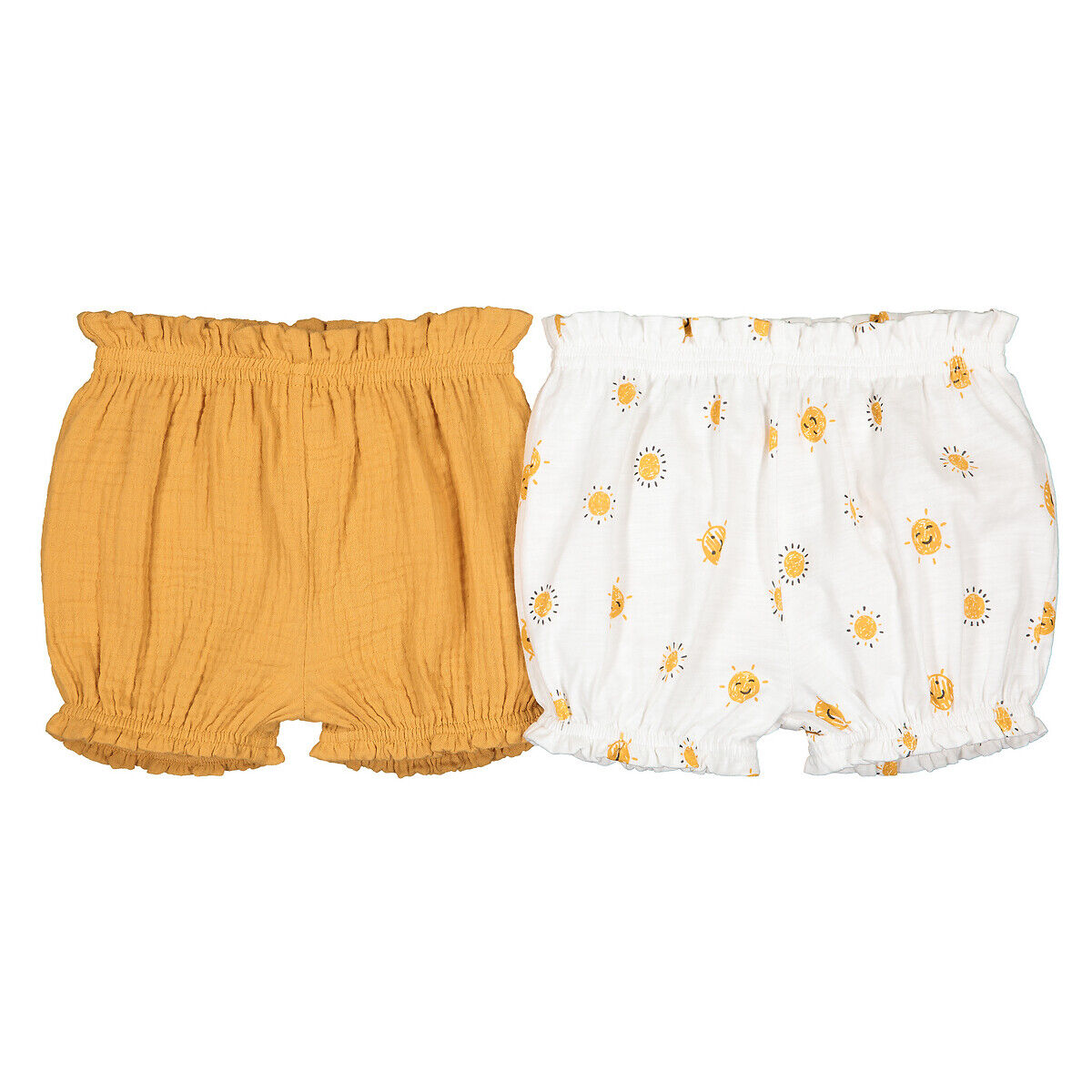 LA REDOUTE COLLECTIONS Lot de 2 bloomers 1 mois-3 ans