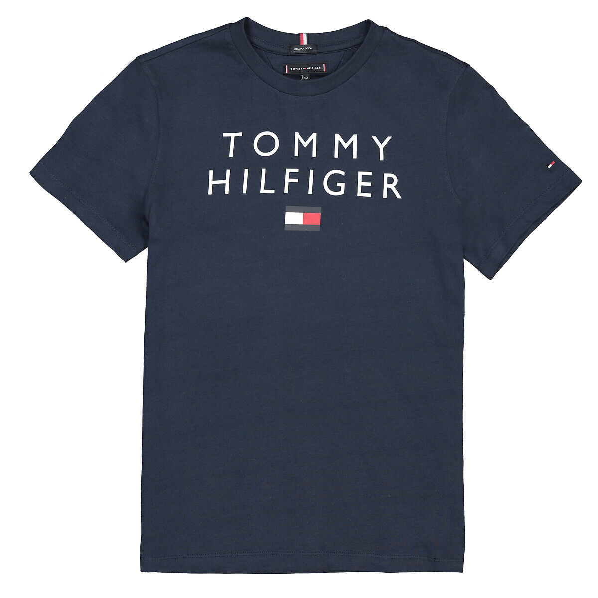 TOMMY HILFIGER T-shirt manches courtes coton bio 10-16 ans