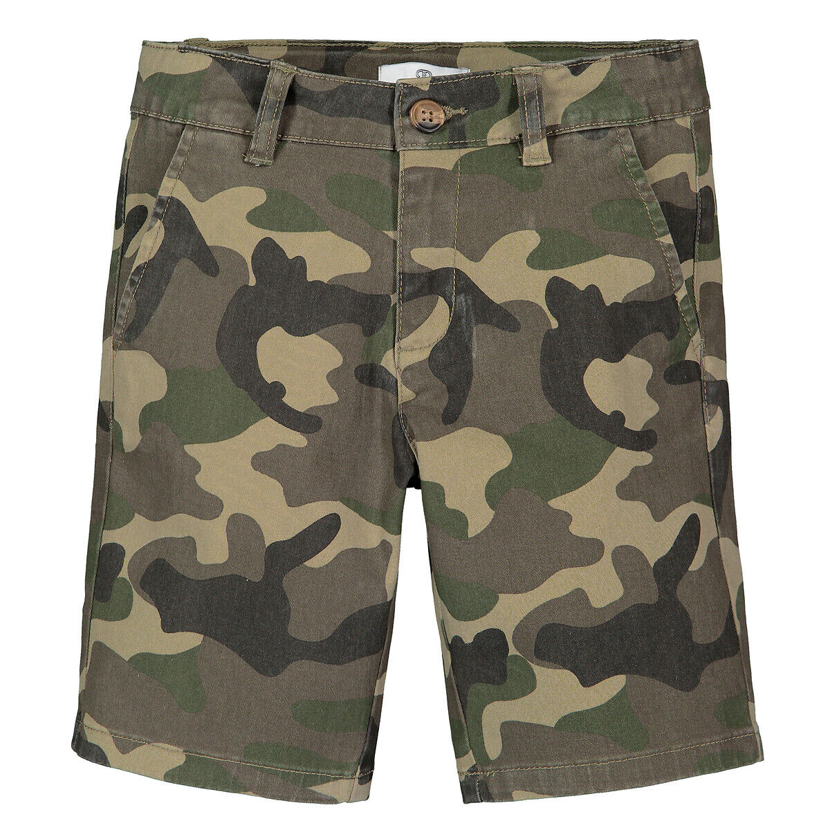 LA REDOUTE COLLECTIONS Bermuda chino imprimé camouflage 3-12 ans