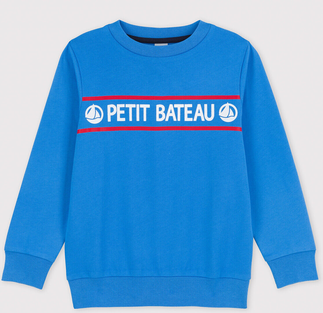 PETIT BATEAU Sweat col rond 3-12 ans