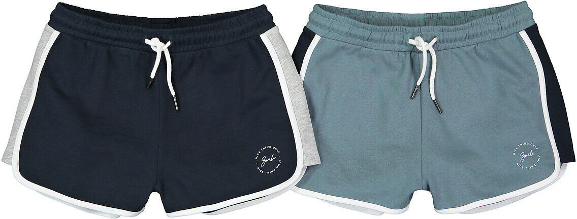 LA REDOUTE COLLECTIONS Lot de 2 shorts molleton coton bio 10-18 ans