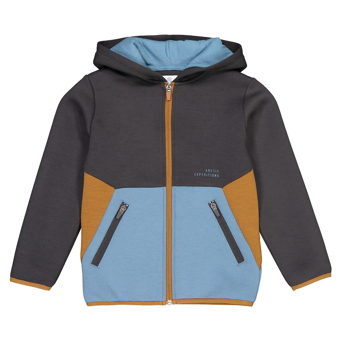 LA REDOUTE COLLECTIONS Sweat zippé à capuche 3-12 ans