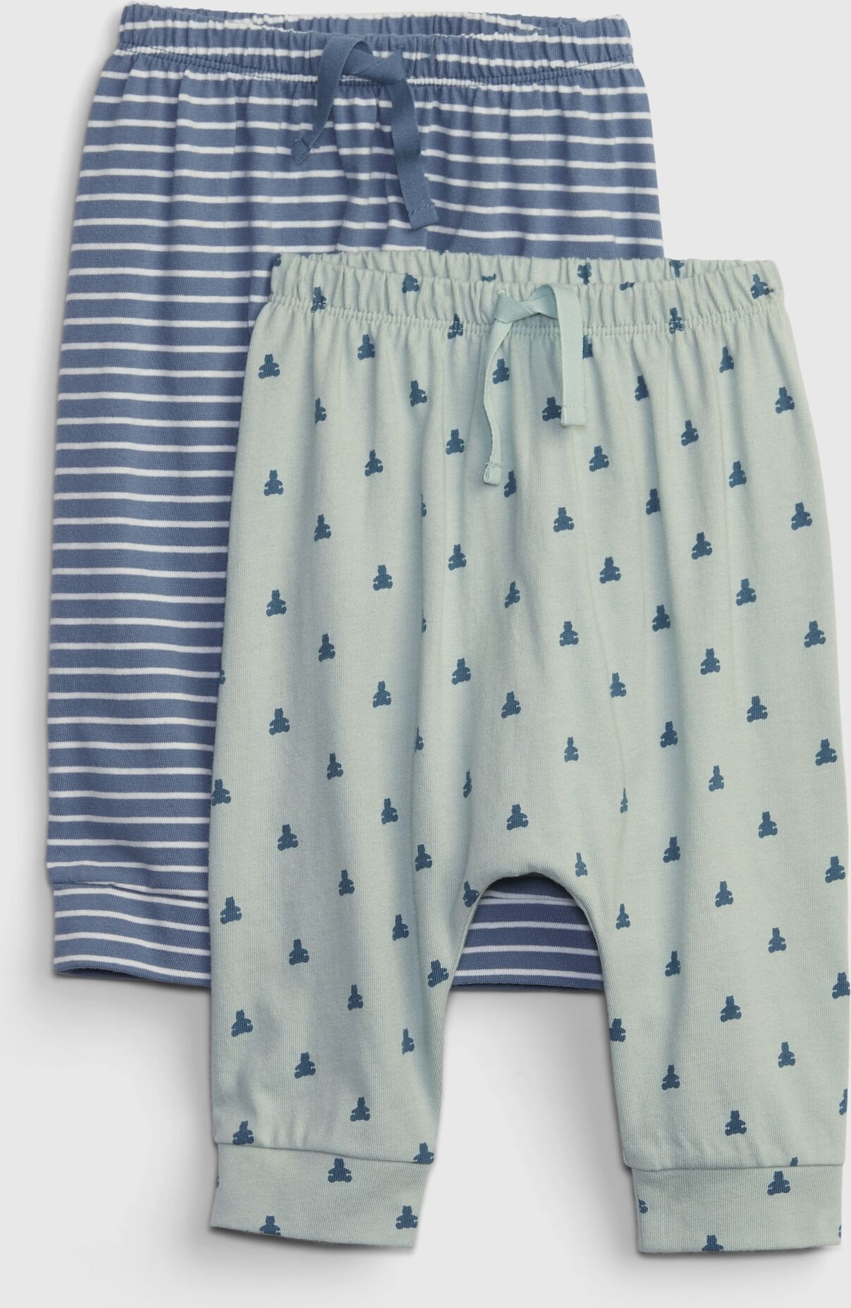 Gap Baby First Favorites Pull-On Pants (2-Pack)  - Blue - unisex - Size: 18-24 M