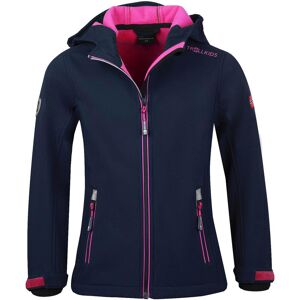 Trollkids TROLLFJORD Softshelljacke Mädchen blau 116