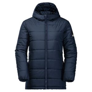 Jack Wolfskin Winterjacke »SPIRIT INS LONG JACKET Y«, mit Kapuze nachtblau  128