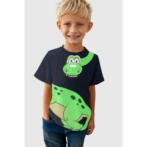 KIDSWORLD T-Shirt »GREEN DINO« marine  128/134