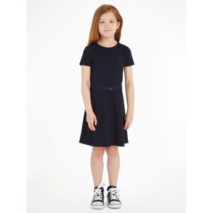 Tommy Hilfiger Jerseykleid »ESSENTIAL SKATER DRESS«, mit Markenlabel am Bund Desert Sky  4 (104)