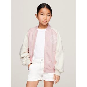 Tommy Hilfiger Sweatjacke »HILFIGER VARSITY JACKET«, Kinder bis 16 Jahre teaberry blossom  16 (176)