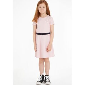 Tommy Hilfiger Jerseykleid »ESSENTIAL SKATER DRESS«, mit Markenlabel am Bund Whimsy Pink  80