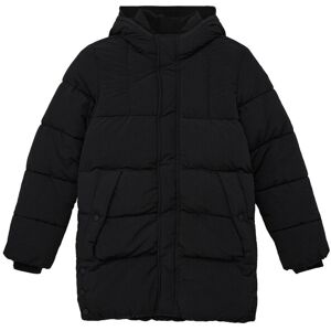 s.Oliver Junior Steppjacke, mit Kapuze, mit Crinkle-Struktur schwarz  L (158/164)