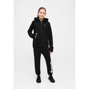 Bench. Loungeanzug »MARCIE G«, (2 tlg., Sweatjacke & Sweathose) BLACK  140 (146)